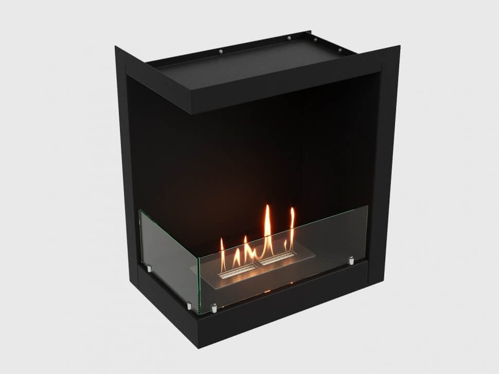 Встроенный биокамин Lux Fire Угловой 555 М (левый угол)