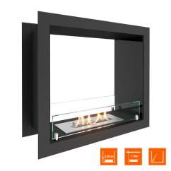 Биокамин сквозной SteelHeat Leader 500