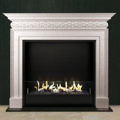 Биокамин в мраморном портале Firezo Arte, стандарт