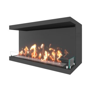 Биокамин фронтальный SteelHeat LONG 1100