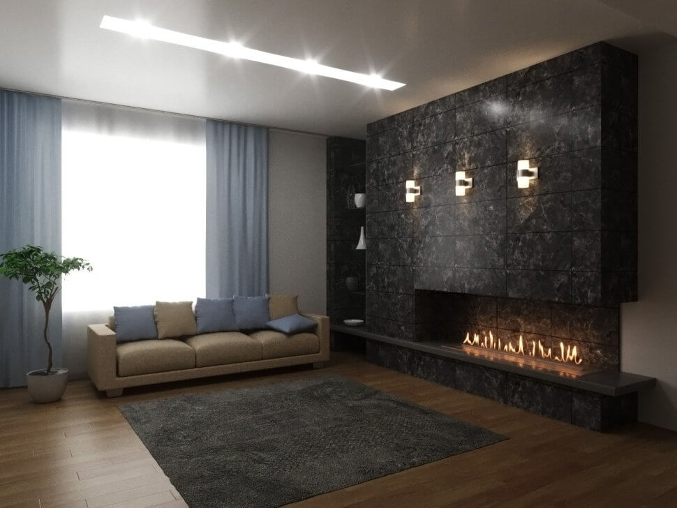 Автоматический биокамин Lux Fire Smart Flame 1700 RC