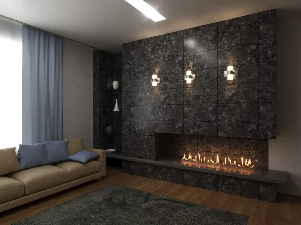 Автоматический биокамин Lux Fire Smart Flame 1700 RC