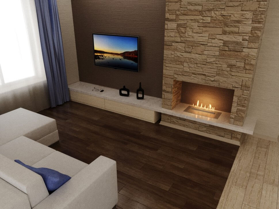 Автоматический биокамин Lux Fire Smart Flame 600 RC INOX
