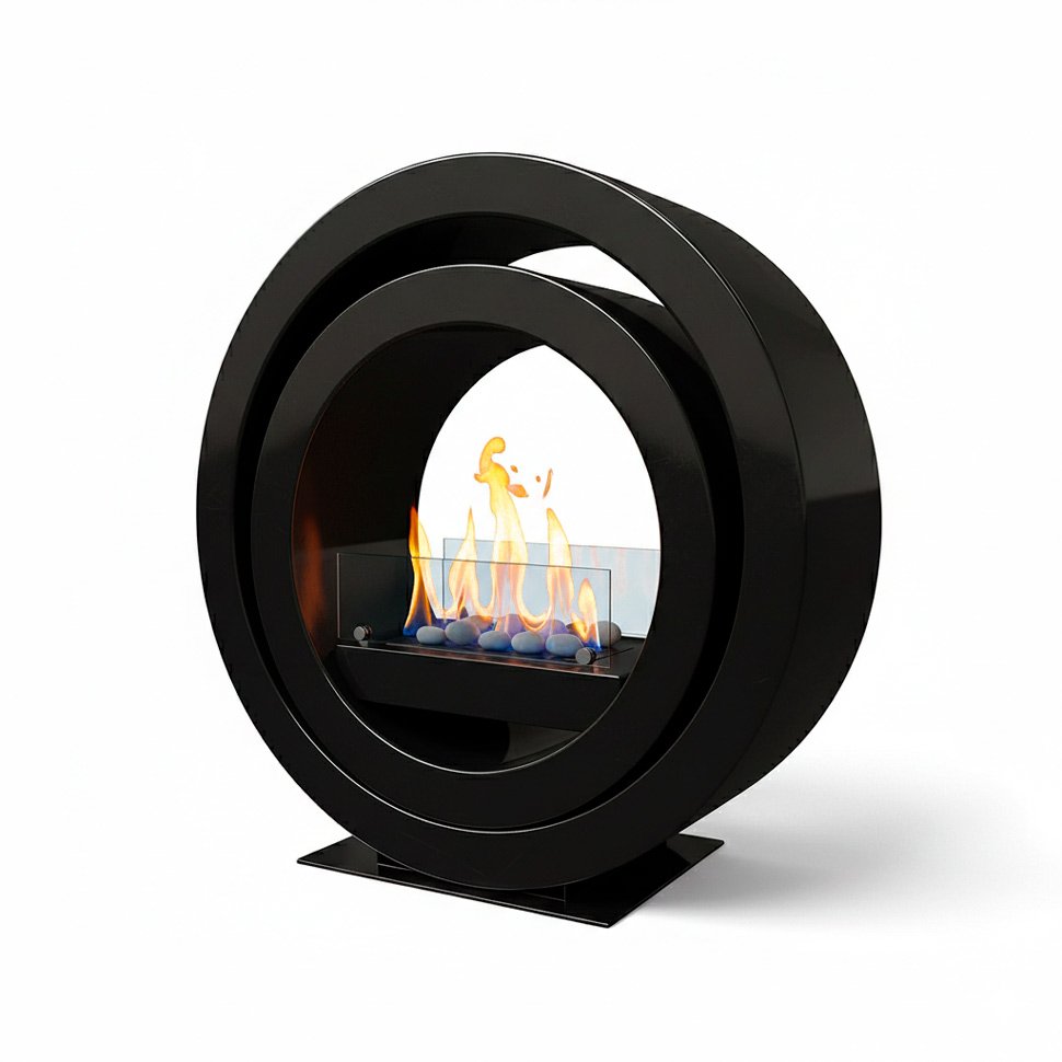 Напольный биокамин Глобус Черный Напольный биокамин Глобус Черный