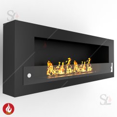 Настенный биокамин ORION 1500 черный
