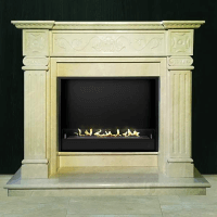 Биокамин в мраморном портале Firezo Gioia, стандарт