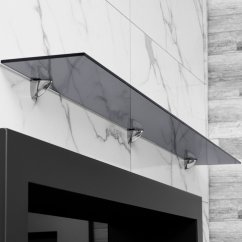 Стеклянная полка для биокамина Gray  900