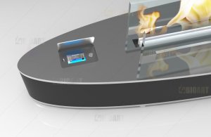 Автоматический биокамин BioArt ABC Fireplace ELLIPSE 1000