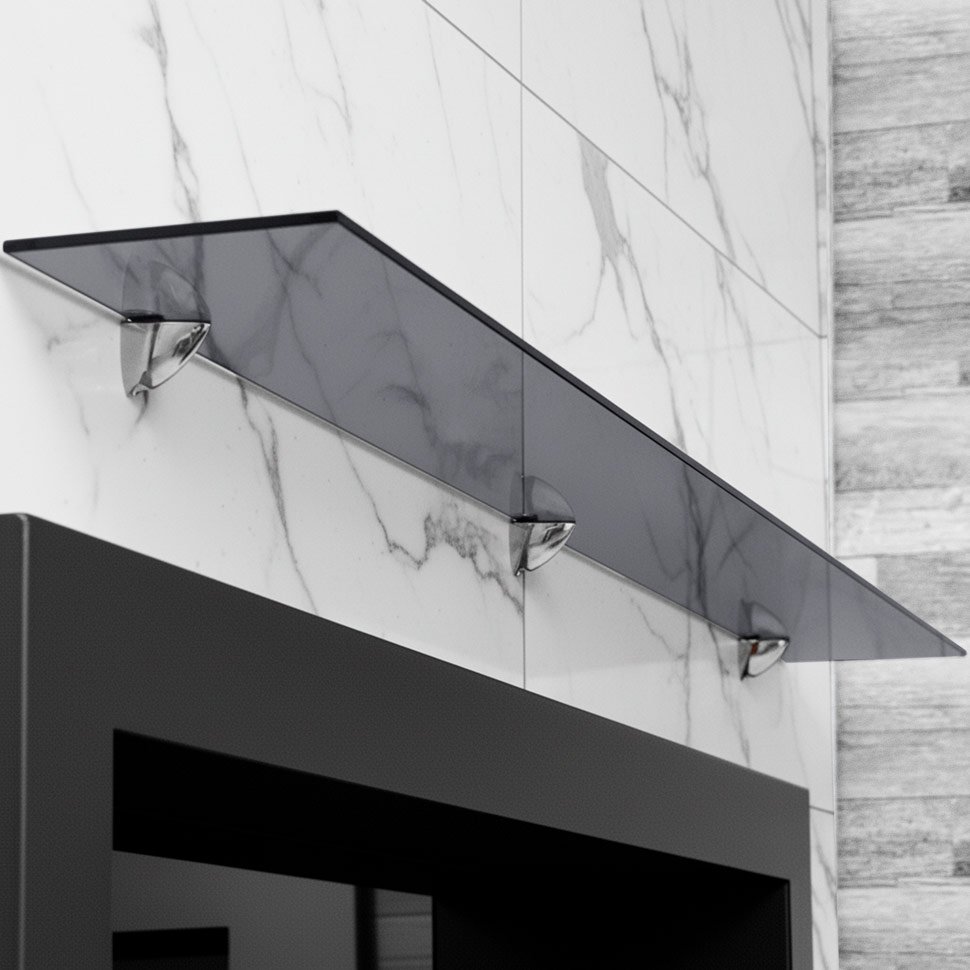 Стеклянная полка для биокамина Gray 1600 Стеклянная полка для биокамина Gray 1600