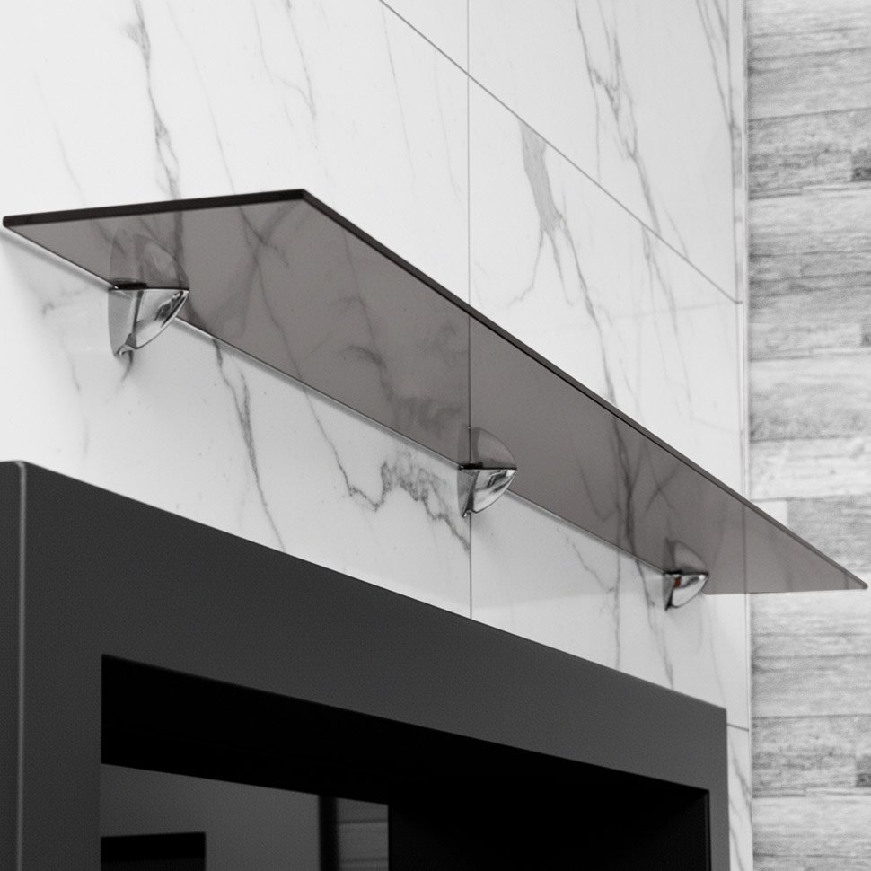 Стеклянная полка для биокамина Bronze 1200 Стеклянная полка для биокамина Bronze 1200