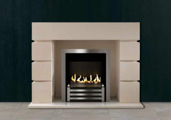 Биокамин в мраморном портале Firezo Belle, стандарт